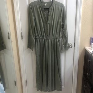 Olive green jumpsuit